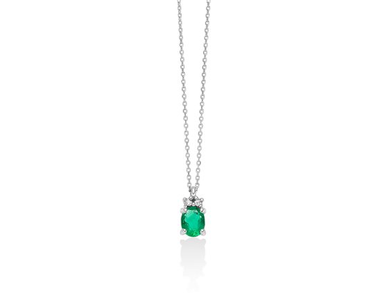 Collana Miluna Donna GEMME 375 in Oro Diamante CLD4651X - CLD4651X